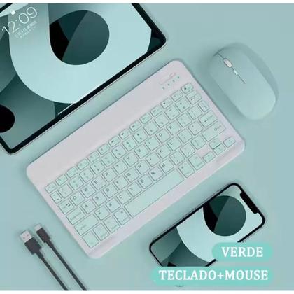 Imagem de Conjunto De mouse Sem Fio Bluetooth Teclado 10 Polegadas