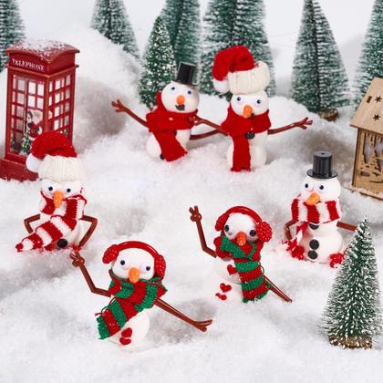 Imagem de Conjunto de Natal Art Craft Kit JOYIN Snowman DIY, pacote com 6