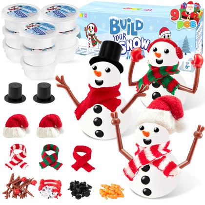 Imagem de Conjunto de Natal Art Craft Kit JOYIN Snowman DIY, pacote com 6