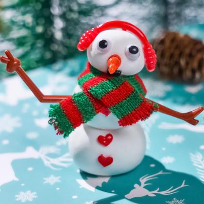 Imagem de Conjunto de Natal Art Craft Kit JOYIN Snowman DIY, pacote com 6