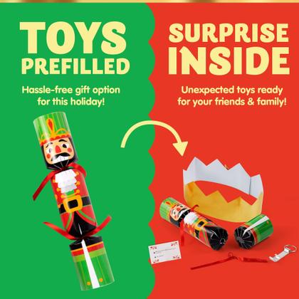 Imagem de Conjunto de Natal Party Favor JOYIN, 8 peças de quebra-nozes de Natal de 25 cm