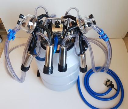 Imagem de Conjunto de ordenha duplo 02 conj 1 tarro