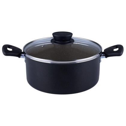 Imagem de Conjunto de Panela com 7 Peças Antiaderente Linz Tramontina Preta