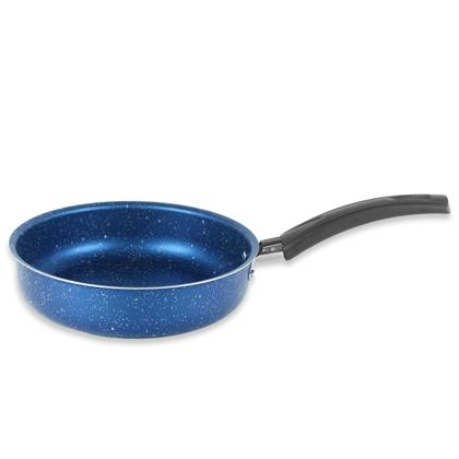 Imagem de Conjunto De Panelas 8 Peças Elegan Galáxia Azul Antiaderente Tampa de Vidro Jogo de Panela para Cozinha Teflon - Dona Chefa