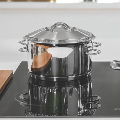 Imagem de Conjunto De Panelas Caçarolas Inox Solar Fundo Triplo Indução ø 16cm Pit4 E Pit7 - Tramontina