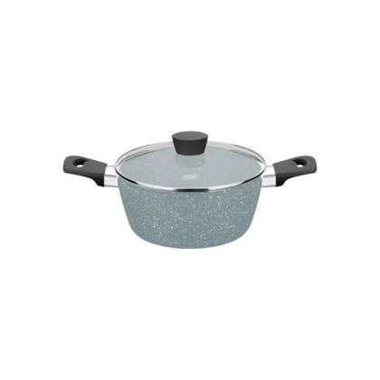 Imagem de Conjunto De Panelas Carmela Silver 5 Peças Indução Cor Cinza