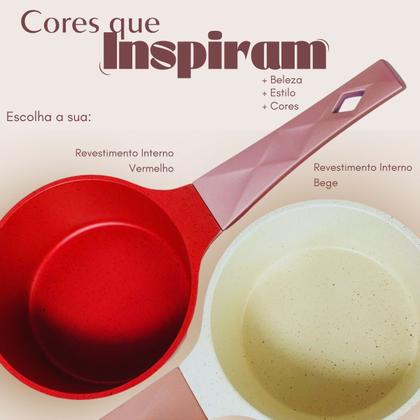 Imagem de Conjunto de Panelas Cerâmica Antiaderente Indução Diamond