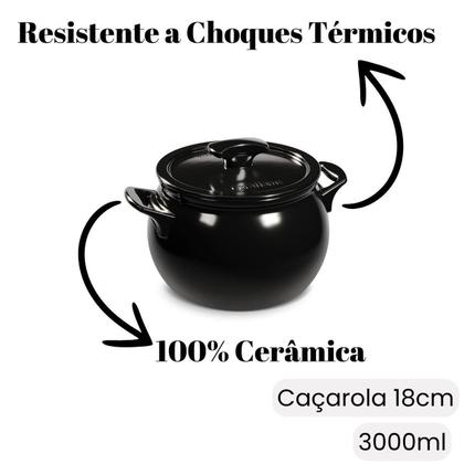 Imagem de Conjunto De Panelas Cerâmica New Premiere+ 5 Peças Ceraflame