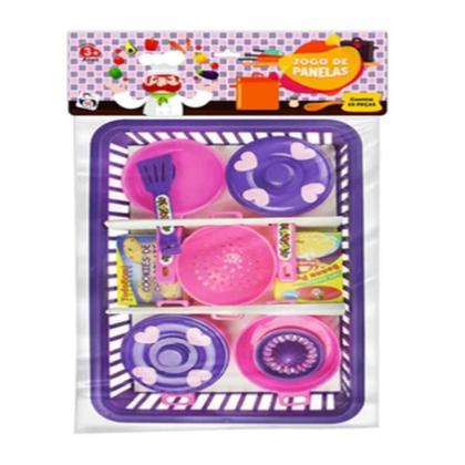 Imagem de Conjunto De Panelas Cozinha Infantil De Brinquedos 13 Peças