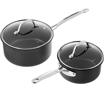 Imagem de Conjunto De Panelas Cuisinart Antiaderente Anodizado Preto Chef'S Classic 7 Peças 66-7P1