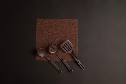 Imagem de Conjunto de Panelas D'ITÁLIA 10 peças Disegno Marrom Teflon