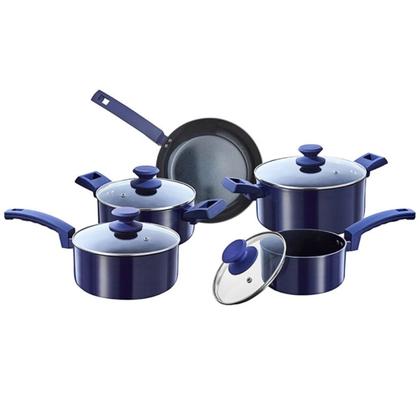 Imagem de Conjunto De Panelas Diamond Azul Com 5 Pçs Antiaderente