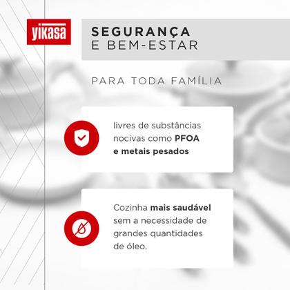 Imagem de Conjunto de Panelas Premium com Revestimento em Mármore - Antiaderente e Resistente a Arranhões - 11 Peças - Cor Vanilla