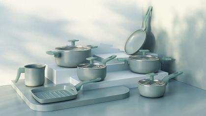 Imagem de Conjunto De Panelas Sartin Cook 7 Peças Cerâmica Mimo Style