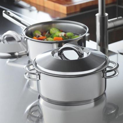 Imagem de Conjunto de Panelas Solar 65510200 6 Peças Inox Fundo Triplo