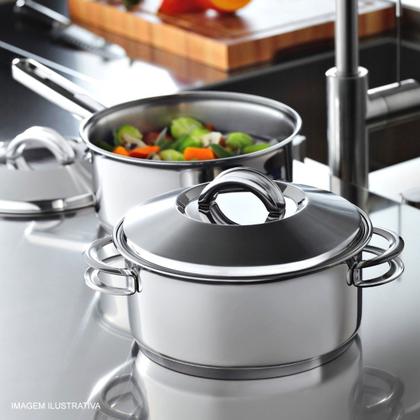 Imagem de Conjunto de Panelas Solar Tramontina com 6 Peças em Aço Inox