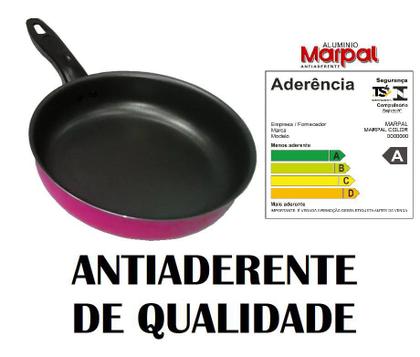 Imagem de Conjunto de panelas teflon purpura 13 peças antiaderente