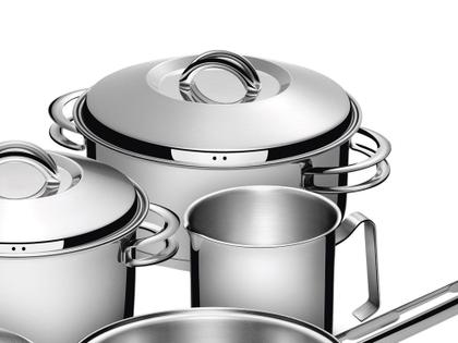 Imagem de Conjunto de Panelas Tramontina Solar - Inox 6 Peças Fundo Triplo