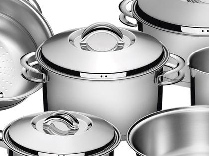 Imagem de Conjunto de Panelas Tramontina Solar - Inox 6 Peças Fundo Triplo