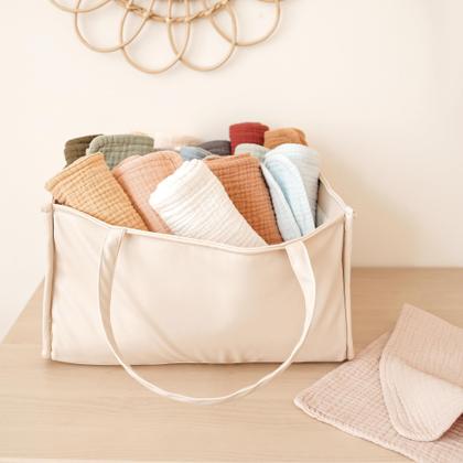 Imagem de Conjunto de panos para arrotar Konssy Muslin 100% algodão, pacote com 6 unidades, unissex