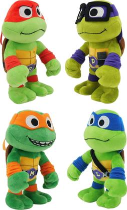 Imagem de Conjunto de Pelúcia Tartarugas Ninja Mattel - 20cm