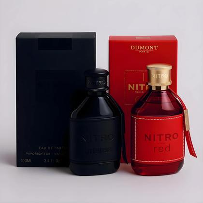 Imagem de Conjunto de perfumes Dumont Nitro Intense e Nitro Red, pacote com 2 unidades