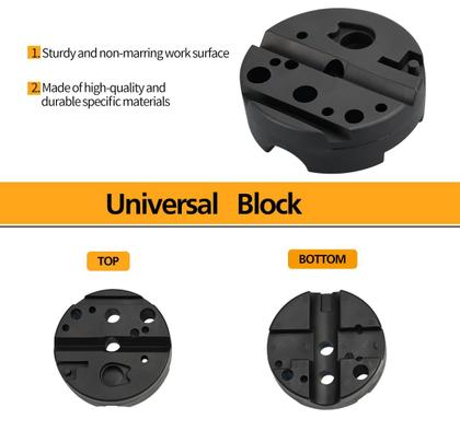 Imagem de Conjunto de perfuradores LFSEMINI, 14 unidades com bloco universal e martelo