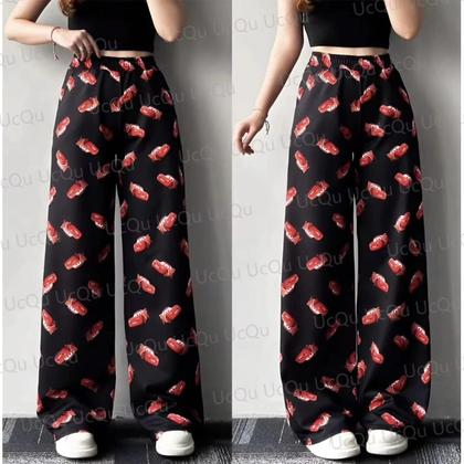 Imagem de Conjunto De Pijamas De Algodão Oversized Para Casais E Crianças, Camiseta E Calças Combinando