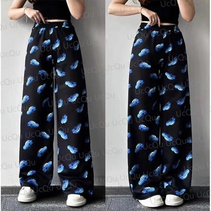 Imagem de Conjunto De Pijamas De Algodão Oversized Para Casais E Crianças, Camiseta E Calças Combinando