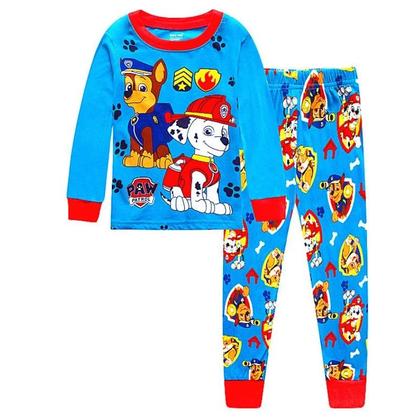 Imagem de Conjunto De Pijamas De Manga Comprida Para Bebês, Meninos E Meninas, PAW Patrol, Primavera E Outono,