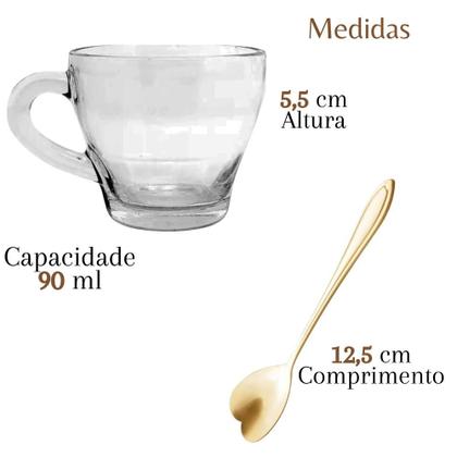 Imagem de Conjunto de pires de madeira xícara e colher para mesa posta