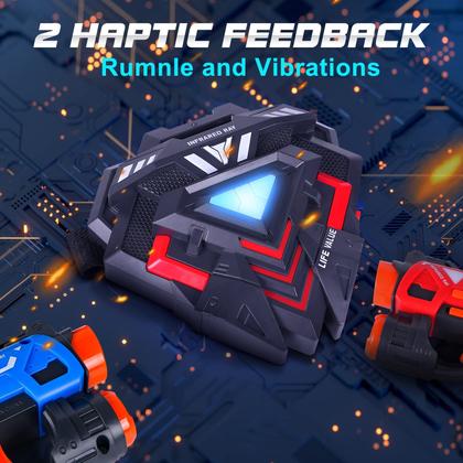 Imagem de Conjunto de pistolas Laser Tag VATOS Infrared Mini para crianças, pacote com 4