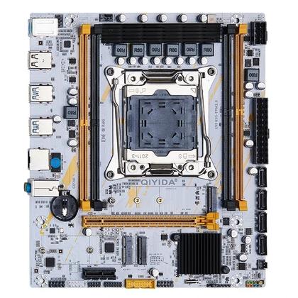 Imagem de Conjunto De Placa Mãe X99 LGA2011 3 Com CPU Xeon E5 2680 V3, DDR4 16GB, Suporte NVME M2 NGFF