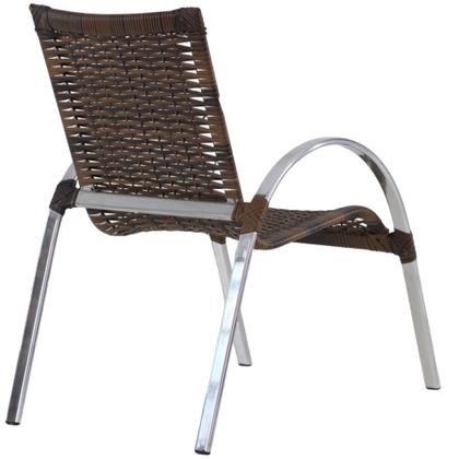 Imagem de Conjunto de Poltronas e Namoradeira Mini Garden em Alumínio - Varanda, Jardim, Piscina, Área Externa Trama Original