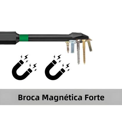 Imagem de Conjunto De Pontas De Chave De Fenda Magnéticas Antiderrapantes S2 Em Aço Liga Com Haste Hexagonal