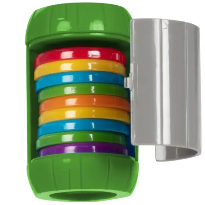 Conjunto de Porta-Discos Creature Power Wild Kratts com 20 Discos