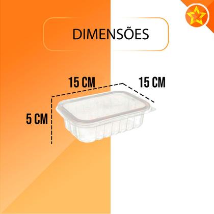 Imagem de Conjunto de Potes Marmita 24 Unidades 250ml Fit Freezer Microondas