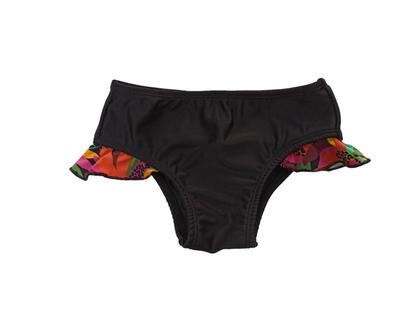 Imagem de Conjunto de praia menina biquíni proteção UV - blusinha e calcinha com babadinho