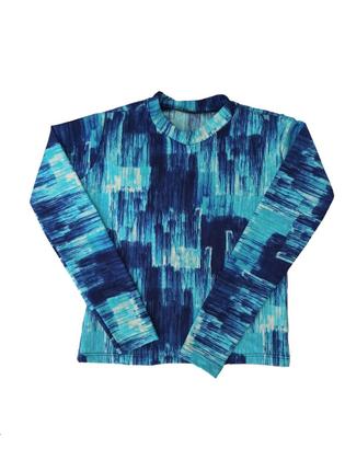 Imagem de Conjunto de praia menina proteção UV - blusinha e calcinha com babadinho