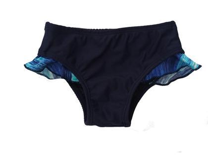 Imagem de Conjunto de praia menina proteção UV - blusinha e calcinha com babadinho