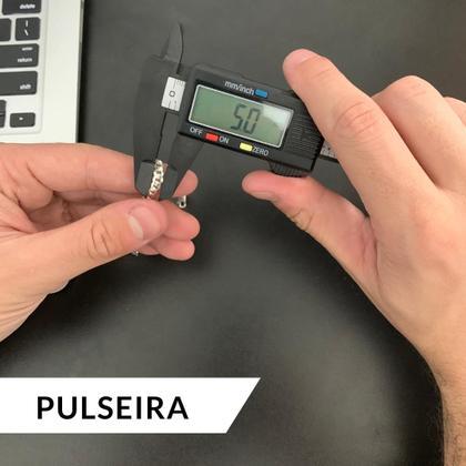 Imagem de Conjunto de Prata Masculina Corrente e Pulseira Grossa 925