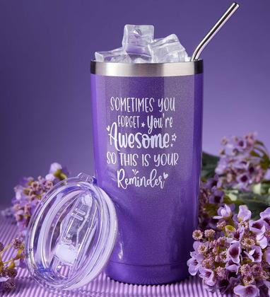 Imagem de Conjunto de presentes de spa CITTA Lavender para mulheres com copo e pulseira