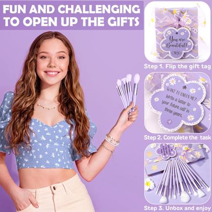 Imagem de Conjunto de presentes: presente de aniversário Qinline para meninas adolescentes de 8 a 16 anos
