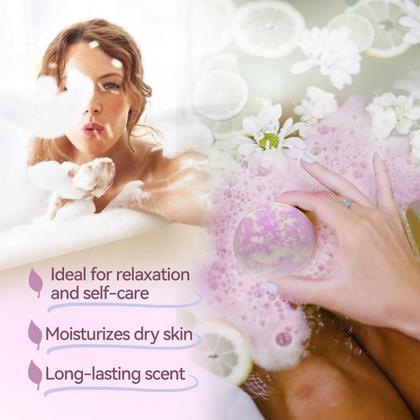 Imagem de Conjunto de presentes relaxantes Bath Bombs Santrela, 12 unidades para mulheres