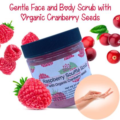 Imagem de Conjunto de presentes Relaxing Salt Bath Bombs Soap Raspberry Scrub