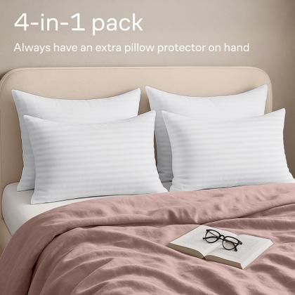 Imagem de Conjunto de protetores de travesseiro Niagara Sleep Solution Queen Size x4