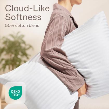 Imagem de Conjunto de protetores de travesseiro Niagara Sleep Solution Queen Size x4