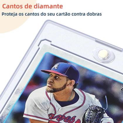 Imagem de Conjunto De Protetores Magnéticos 35PT Para Cartas Colecionáveis: Capas Rígidas De Plástico Para