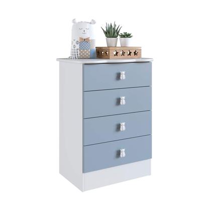 Imagem de Conjunto de Quarto Infantil com Berço 2 Peças Céu Percasa Móveis