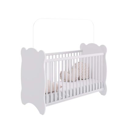 Imagem de Conjunto de Quarto Infantil com Berço e Mini Cama 4 Peças Bambino Percasa Móveis